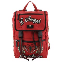 Gucci Techpack Backpack Embroidered Techno Canvas