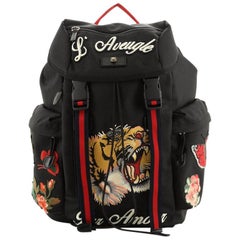 Gucci Techpack Backpack Embroidered Techno Canvas 