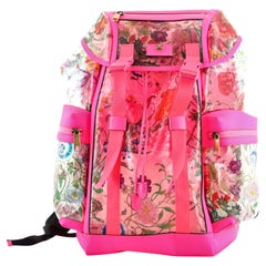 Gucci Techpack Backpack Flora PVC