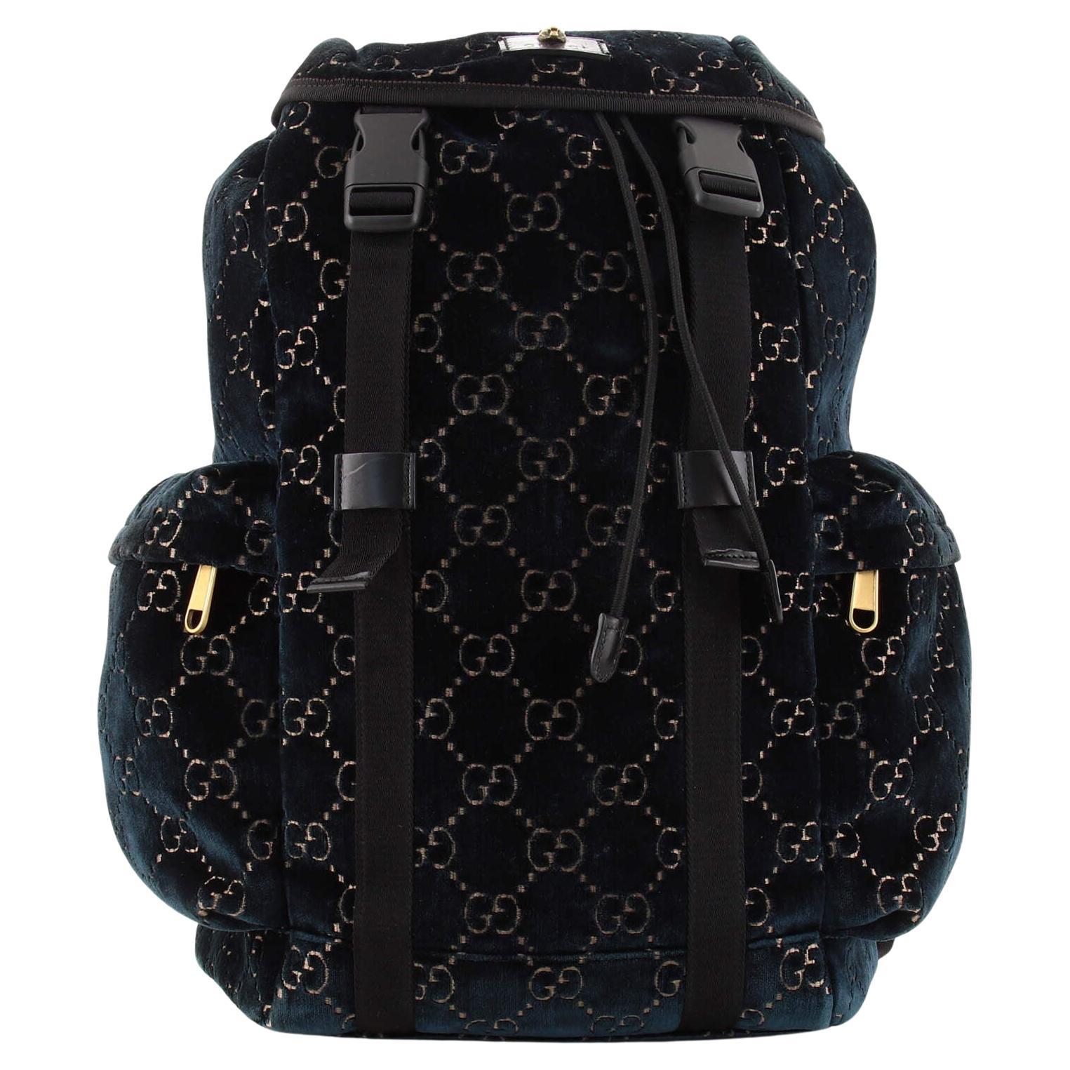 Gucci Techpack Backpack GG Velvet Medium