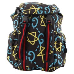 Gucci Techpack Backpack GucciGhost Print Canvas