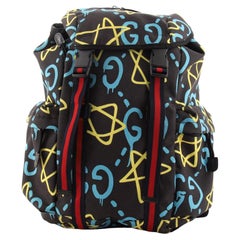 Gucci Techpack Backpack GucciGhost Print Canvas