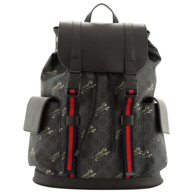 Techpack Backpack Embroidered Techno Canvas at 1stdibs