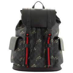 Gucci Techpack Backpack Printed GG Coated Canvas