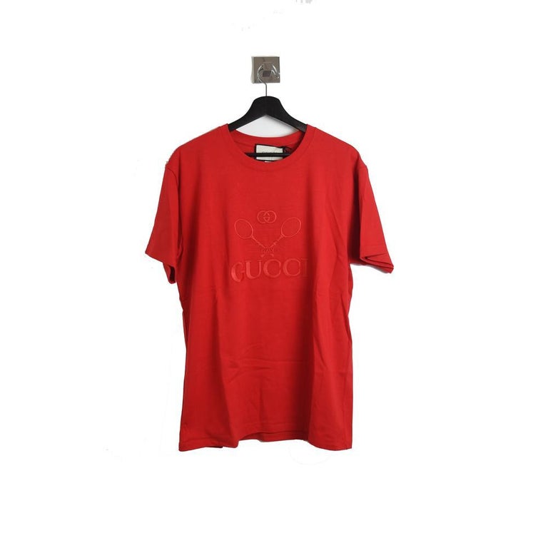Gucci Tennis Tee Red For Sale at 1stDibs