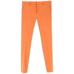 Gucci Terracotta Cigarette Trousers US 4