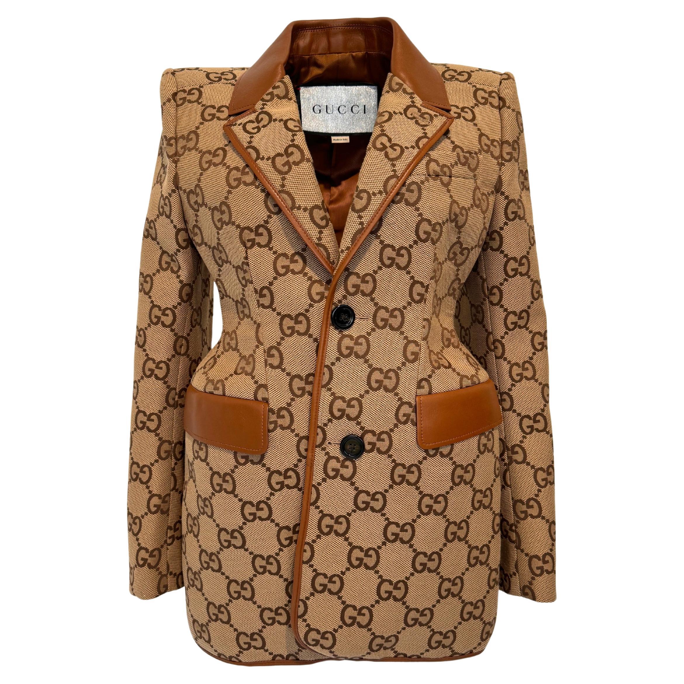 Gucci Progetto Hacker Maxi GG Giacca a clessidra IT 44