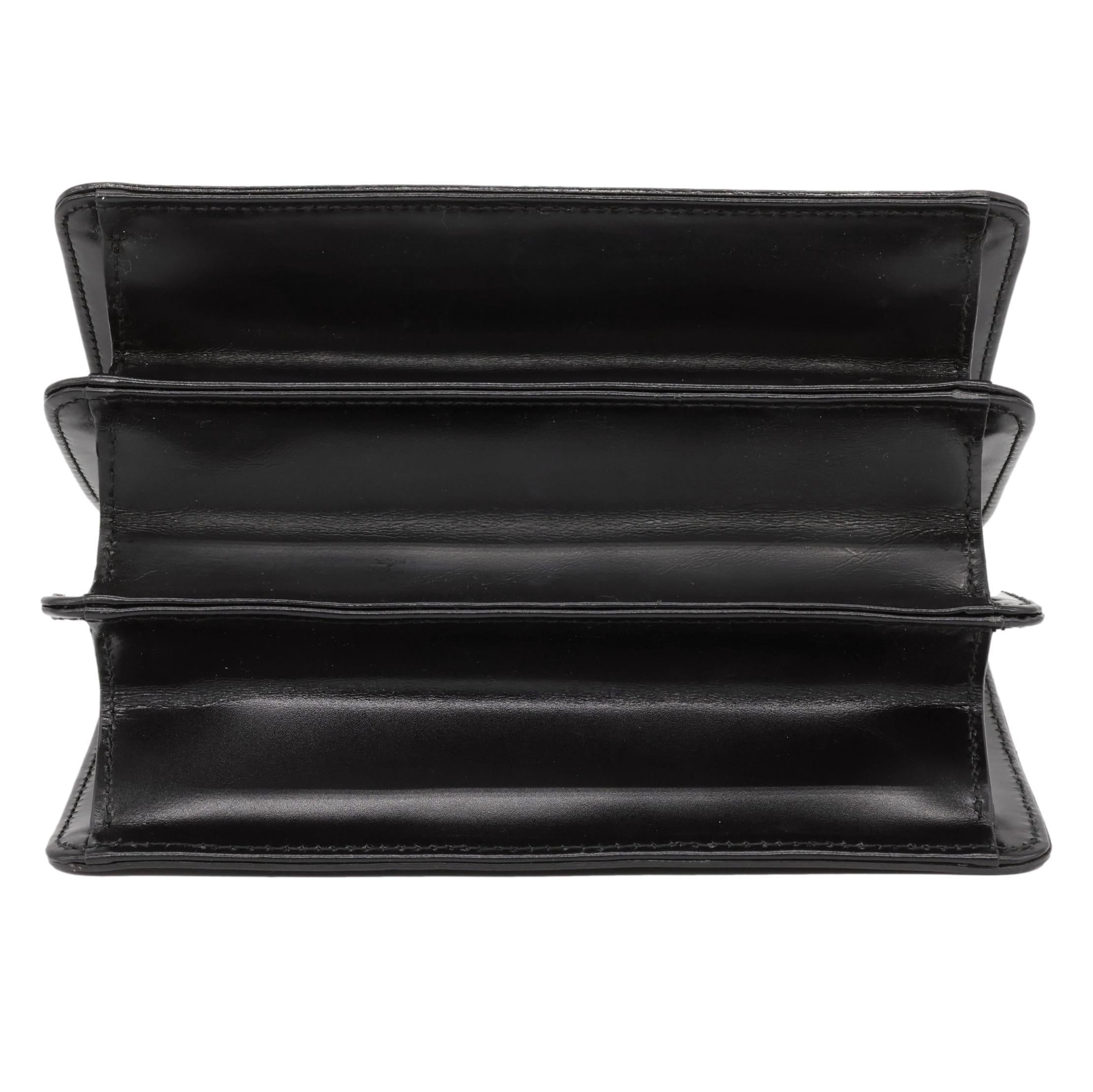 Gucci Thiara Black Leather Bamboo Mini Top Handle Handbag, 2018. at 1stDibs