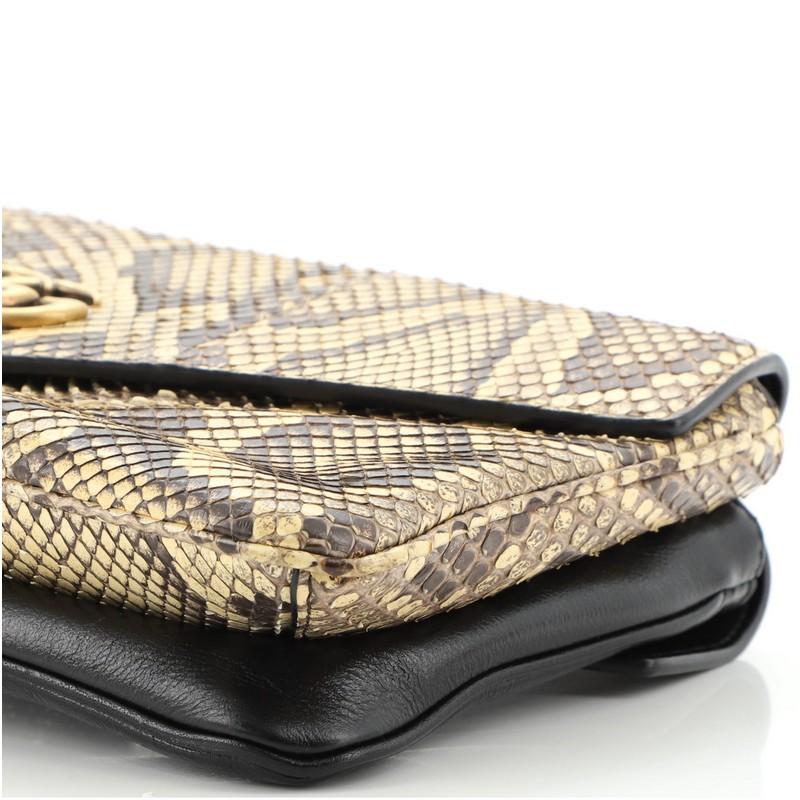 Gucci Thiara Double Shoulder Bag Python and Leather Medium 1