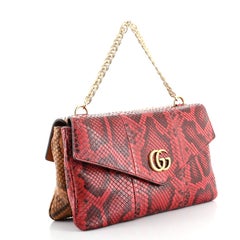 Gucci Thiara Double Shoulder Bag Python Medium