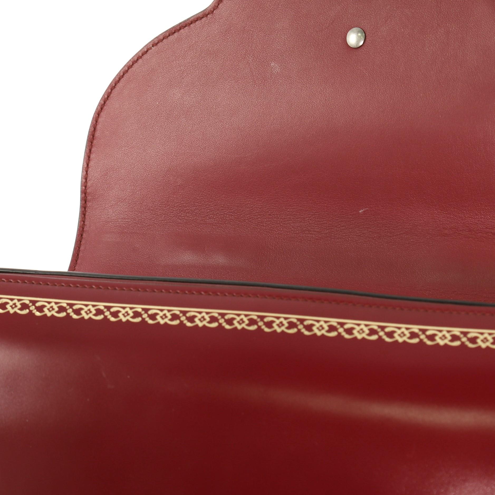 Women's Gucci Thiara Top Handle Bag Frame Print Leather Medium