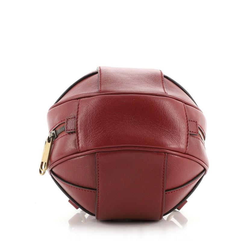 basketball purse red