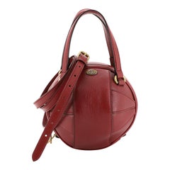Gucci Tifosa Convertible Shoulder Bag Glazed Leather Mini