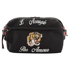 Gucci Tiger Belt Bag Embroidered Techno Canvas