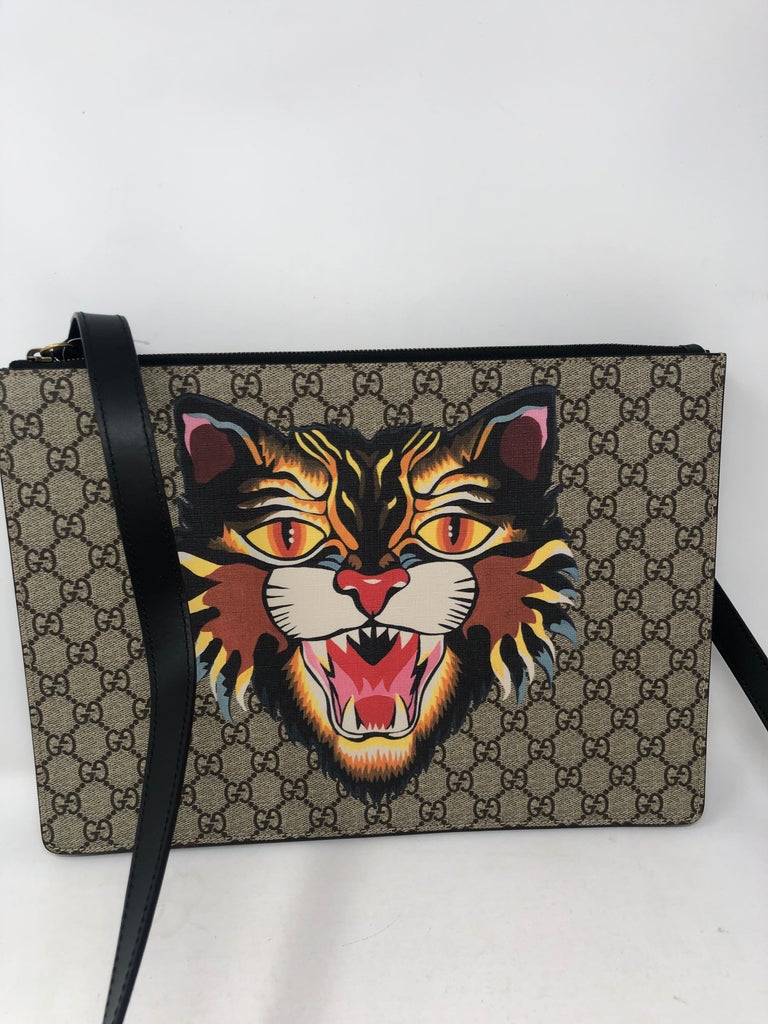 Gucci Tiger Clutch For Sale at 1stdibs