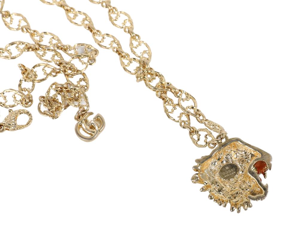 Gucci Tiger Head Necklace For Sale 4