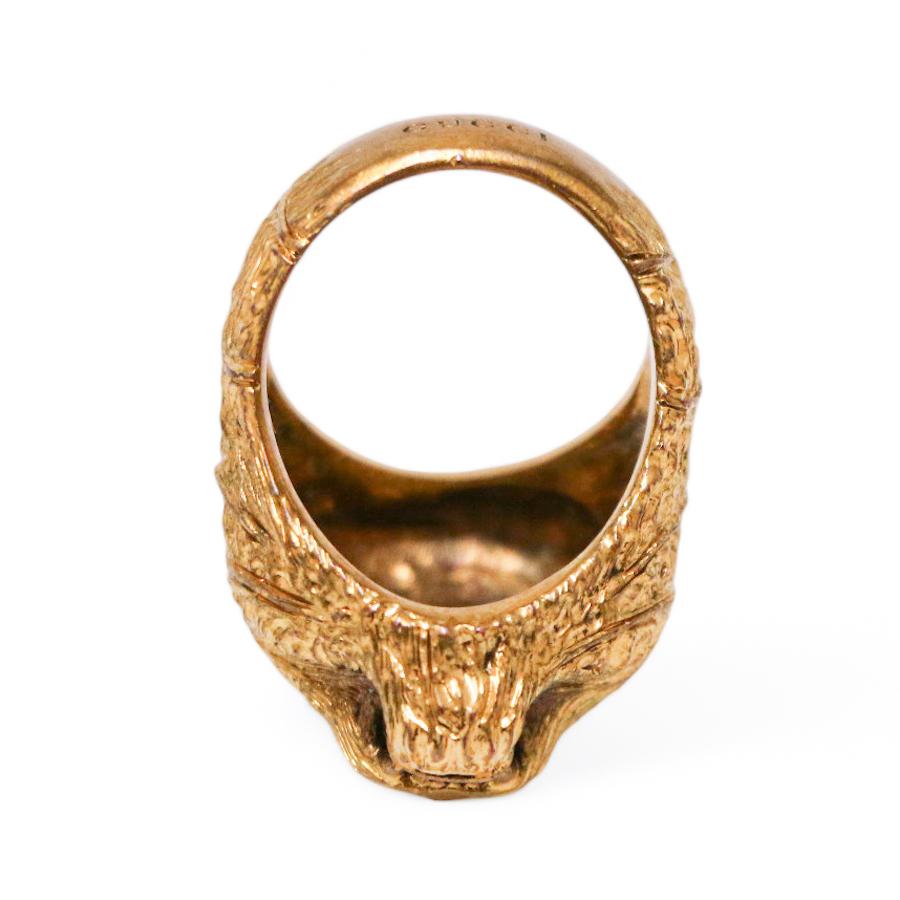 Gucci Tiger Head Ring In Excellent Condition In Paris, FR