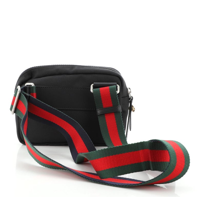Gucci Tiger Messenger Bag Embroidered Techno Canvas Small at 1stDibs