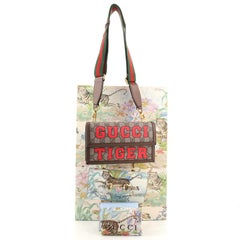 Gucci Tiger Shoulder Bag Set Mixed Media