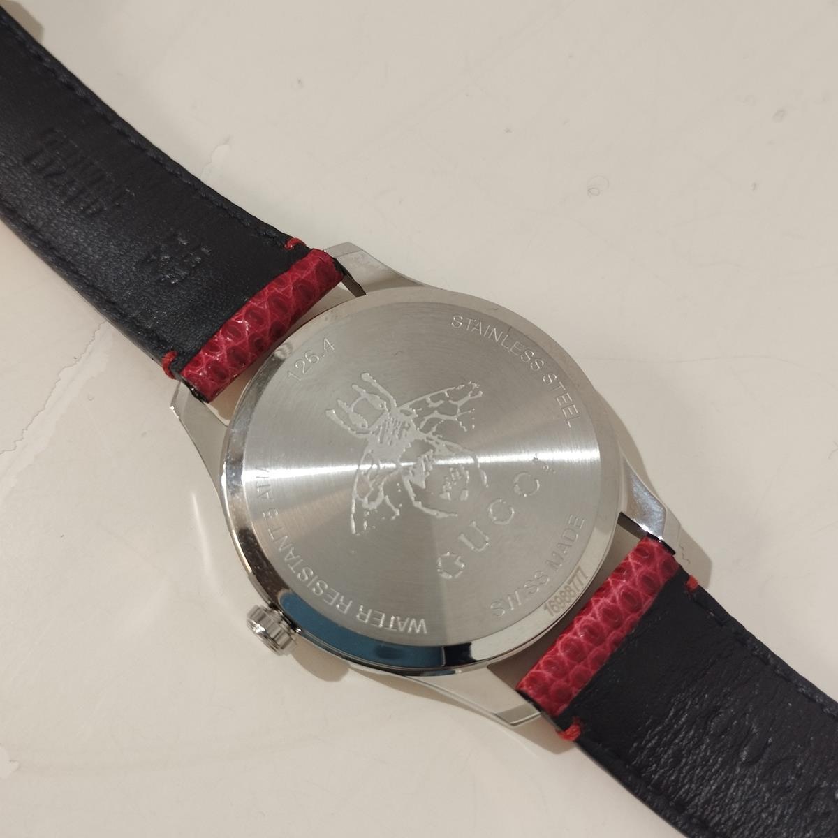 Women's Gucci Timeless Cherry Red Watch  For Sale