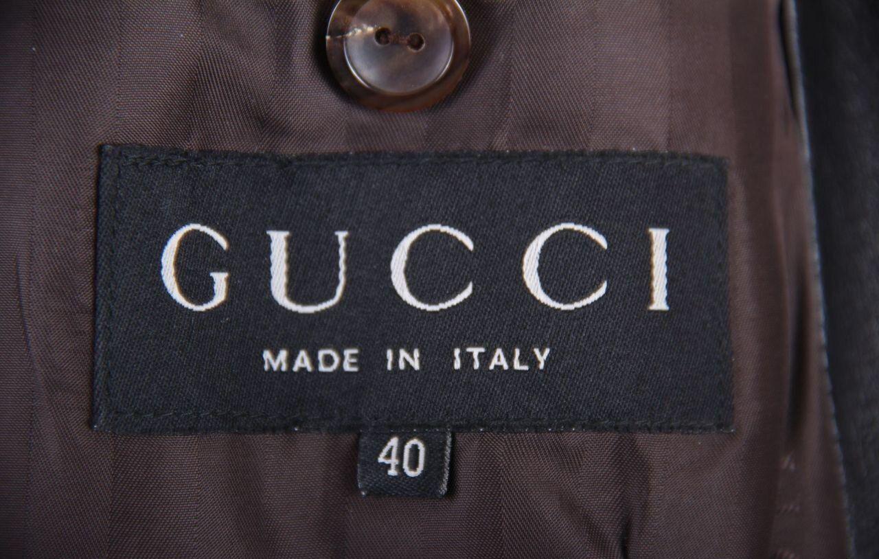 Gucci & Tom Ford 1996 fall / autumn leather blazer jacket. 3