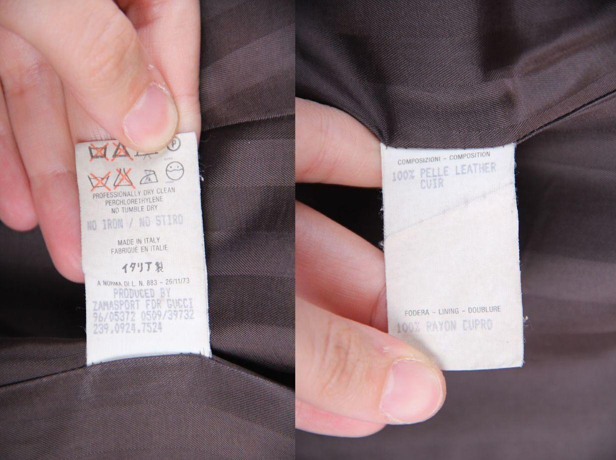 Gucci & Tom Ford 1996 fall / autumn leather blazer jacket. 4