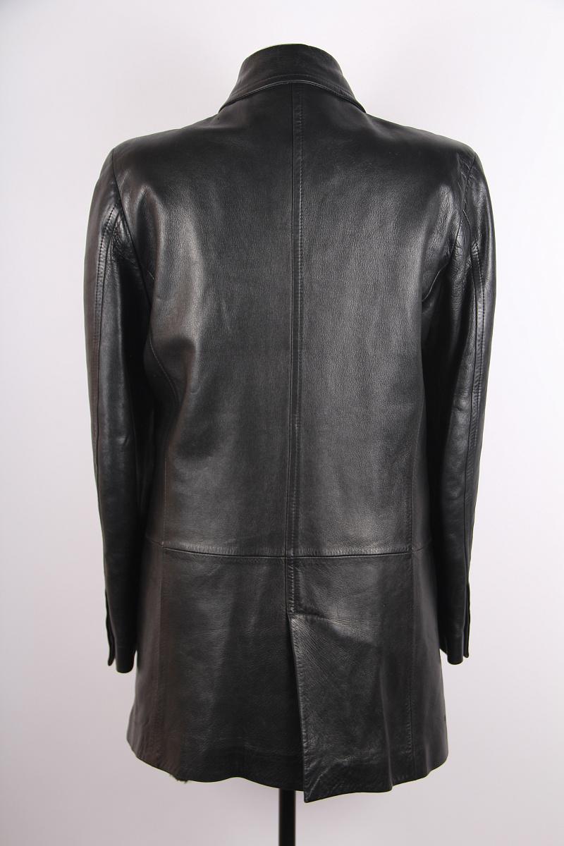 Gucci Tom Ford 1997 Cappotto in pelle con pelliccia in vendita 4