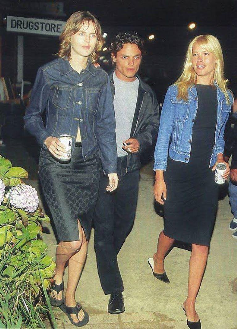 Gucci Tom Ford 1998 Denim Jacket In Black 42 IT For Sale at 1stDibs