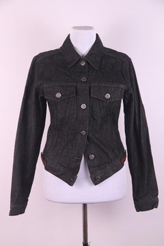 Gucci Tom Ford 1998 Denim Jacket  In Black 42 IT