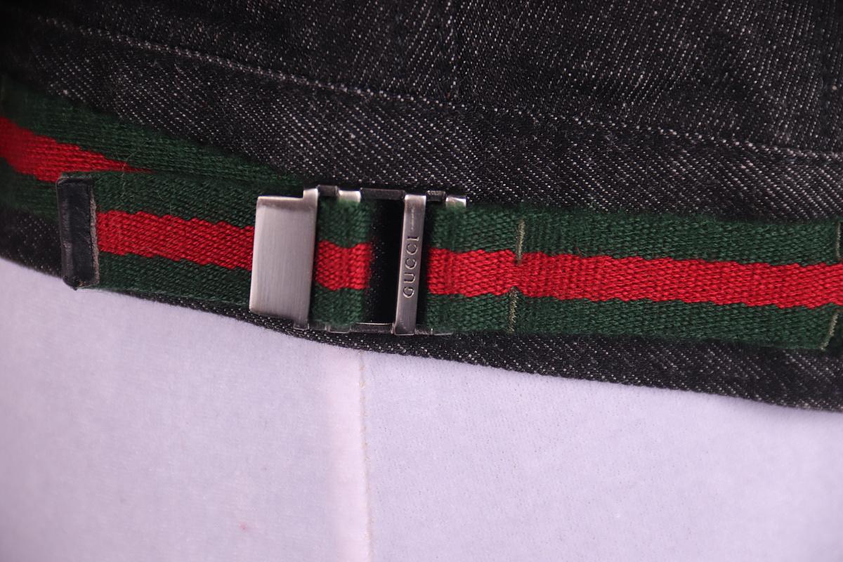 Gucci Tom Ford 1998 Denim Jacket  In Black 42 IT For Sale 4