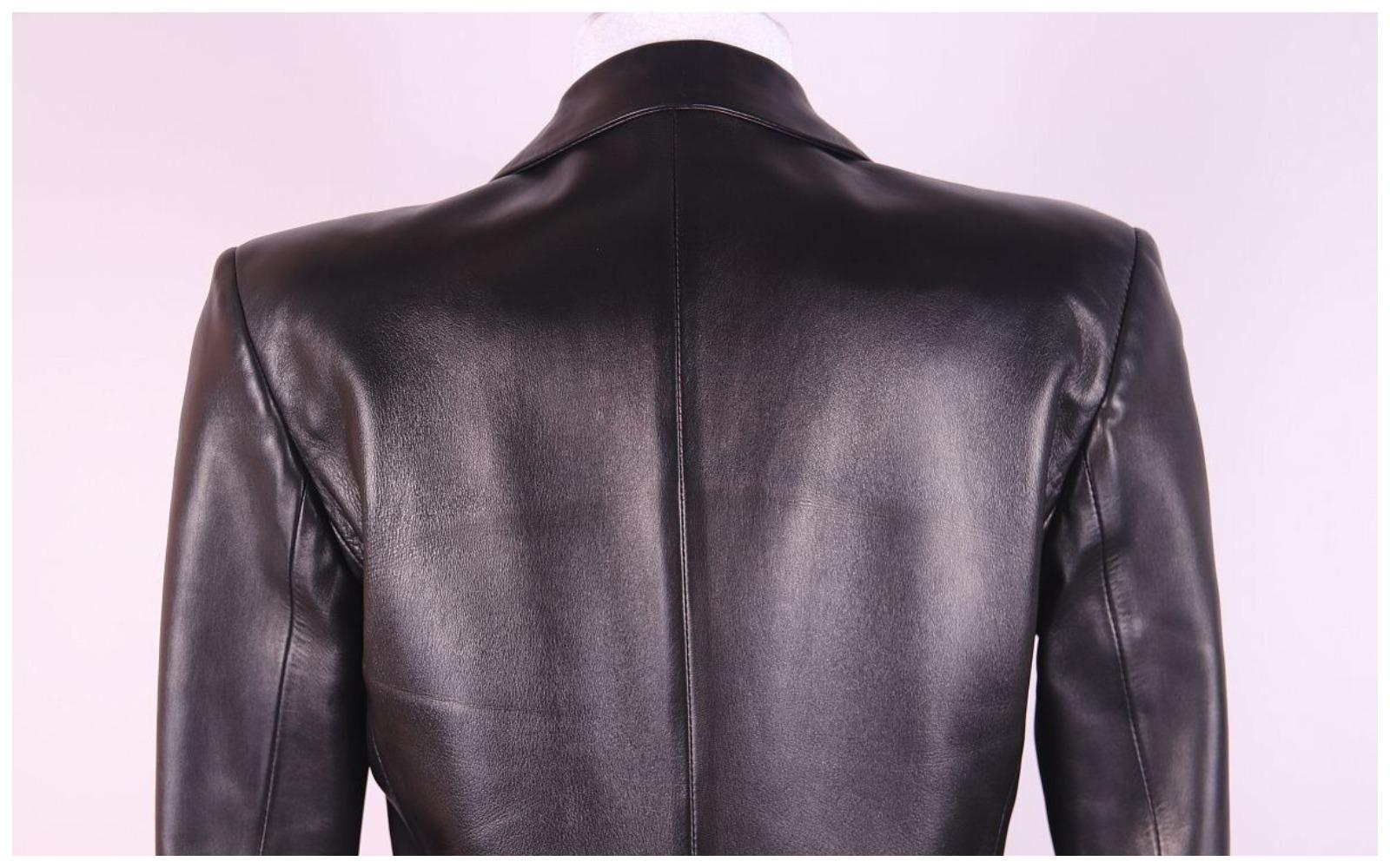 Veste en cuir Gucci Tom Ford 1998 en vente 5