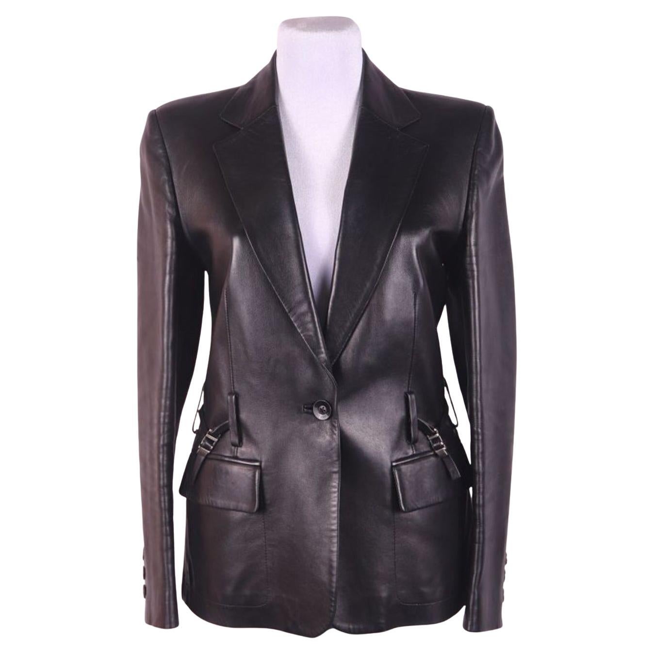 Giacca in pelle Gucci Tom Ford 1998