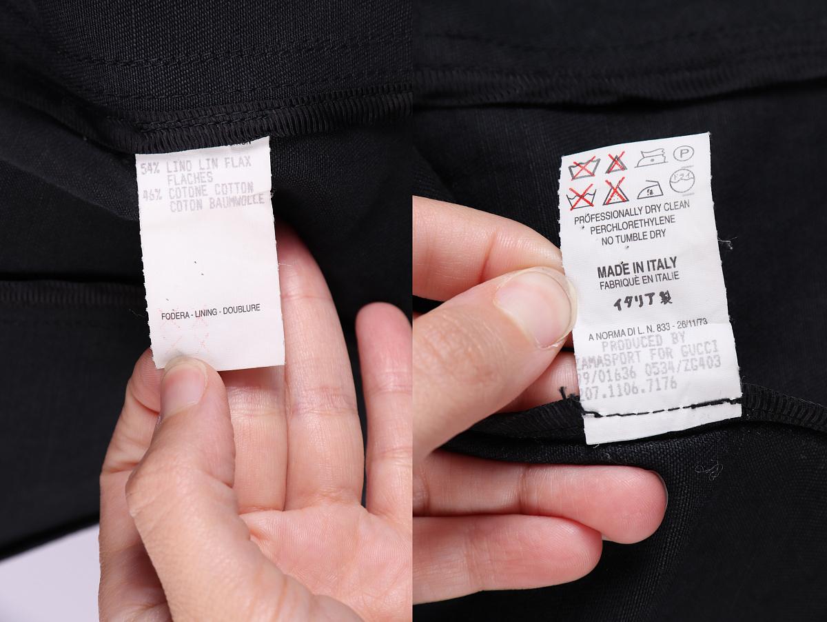 Gucci Tom Ford 1999 Giacca in lino e cotone In condizioni ottime in vendita a Алматинский Почтамт, KZ