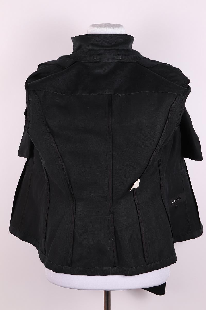 Donna Gucci Tom Ford 1999 Giacca in lino e cotone in vendita