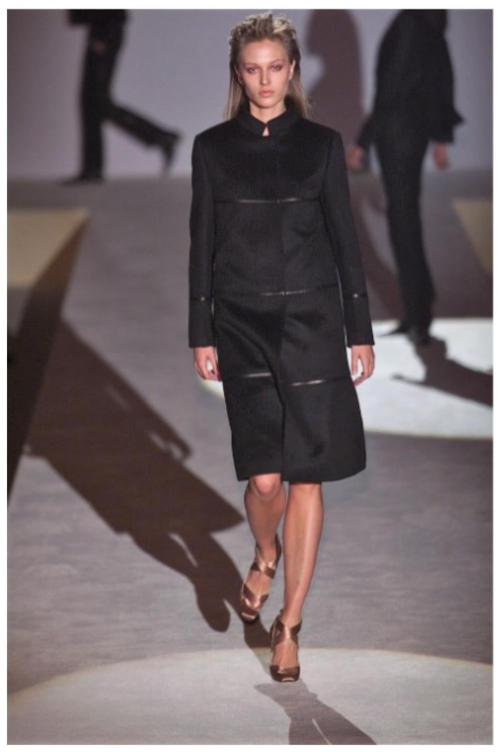 Gucci Tom Ford 2001 Abrigo de lana y cachemira en venta 5