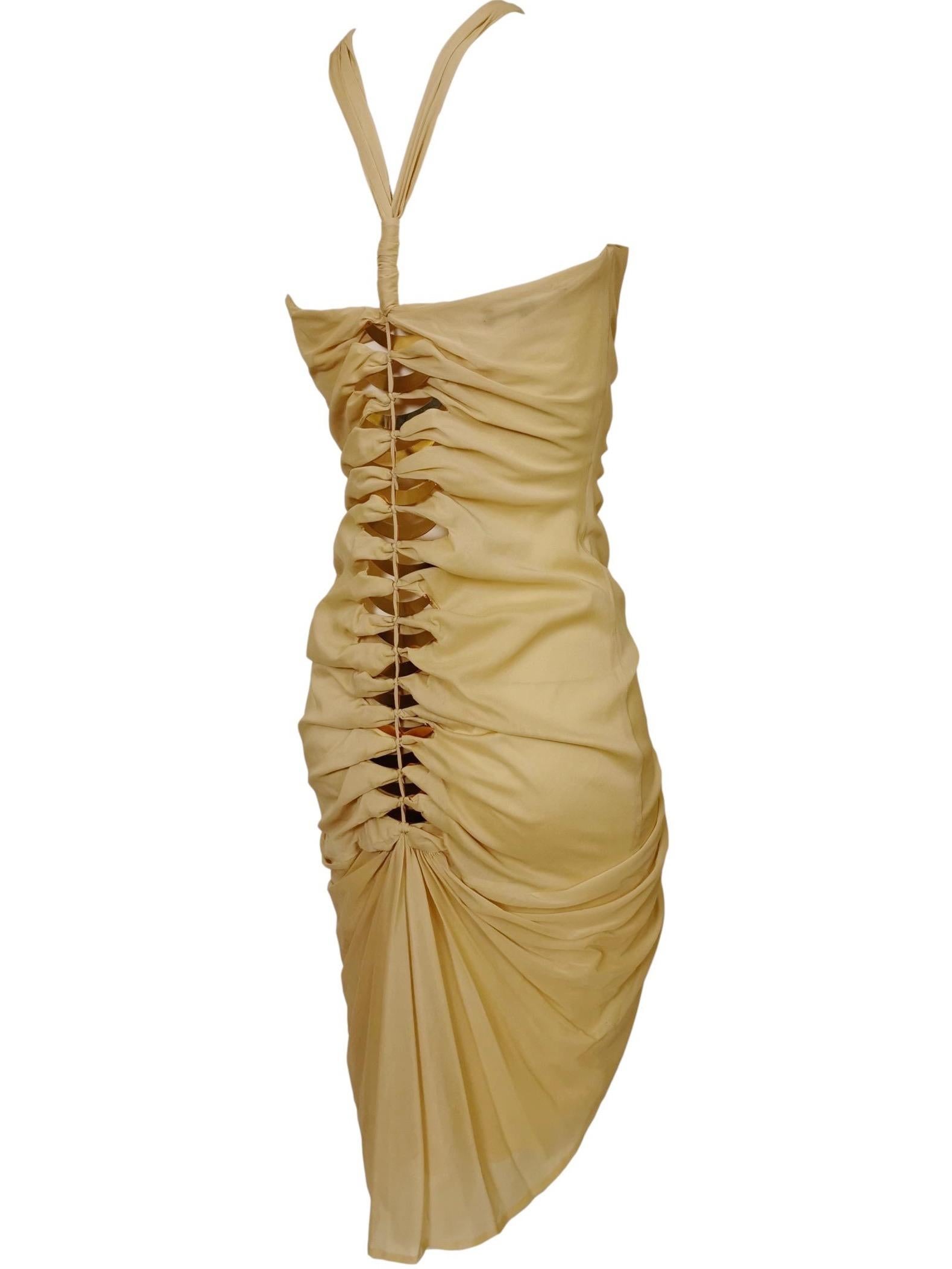 Drapiertes Seidenkleid von Gucci Tom Ford:: 2004 7