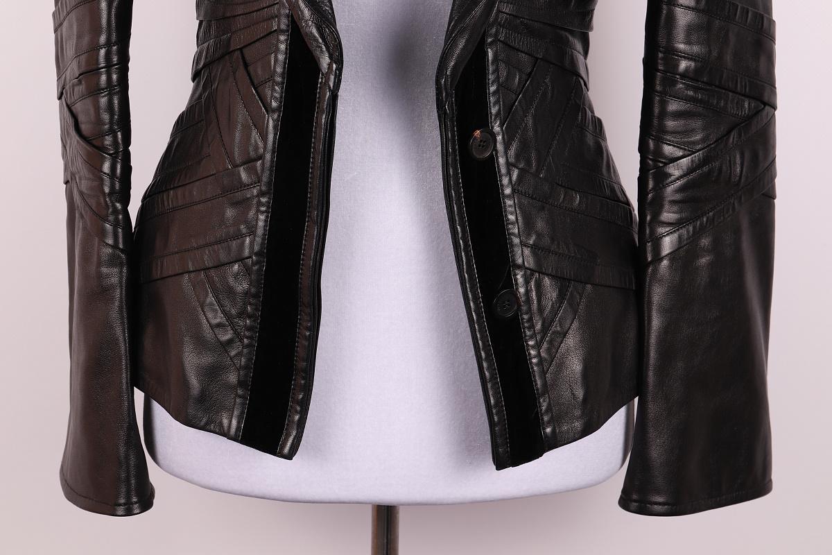 Gucci Tom Ford 2004 Giacca in pelle in vendita 3