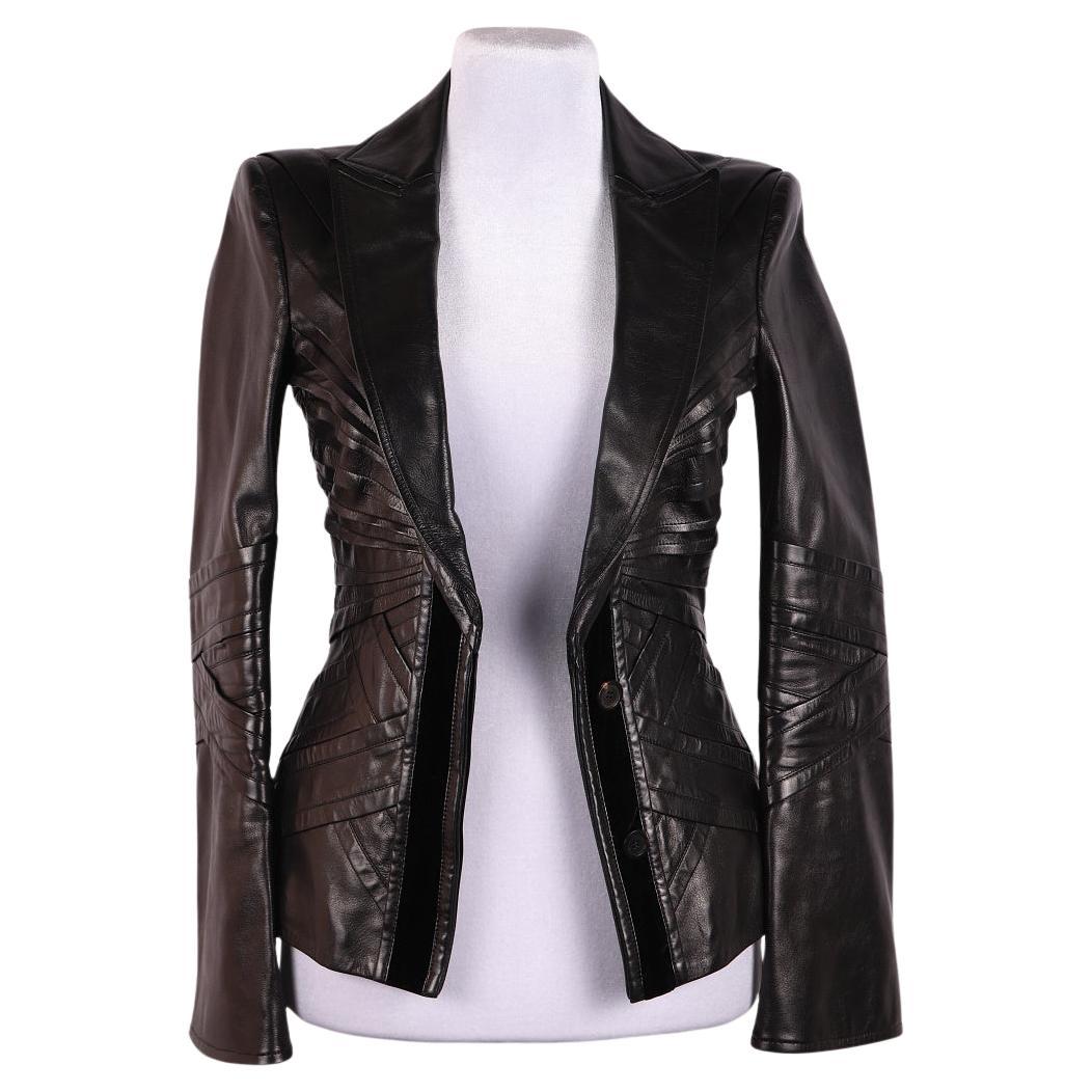 Gucci Tom Ford 2004 Giacca in pelle