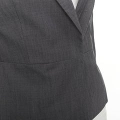 GUCCI Tom Ford 2004 Laufsteg-Blazer aus Seide und Wolle mit Monogrammfutter und einem Knopf, IT38 XS