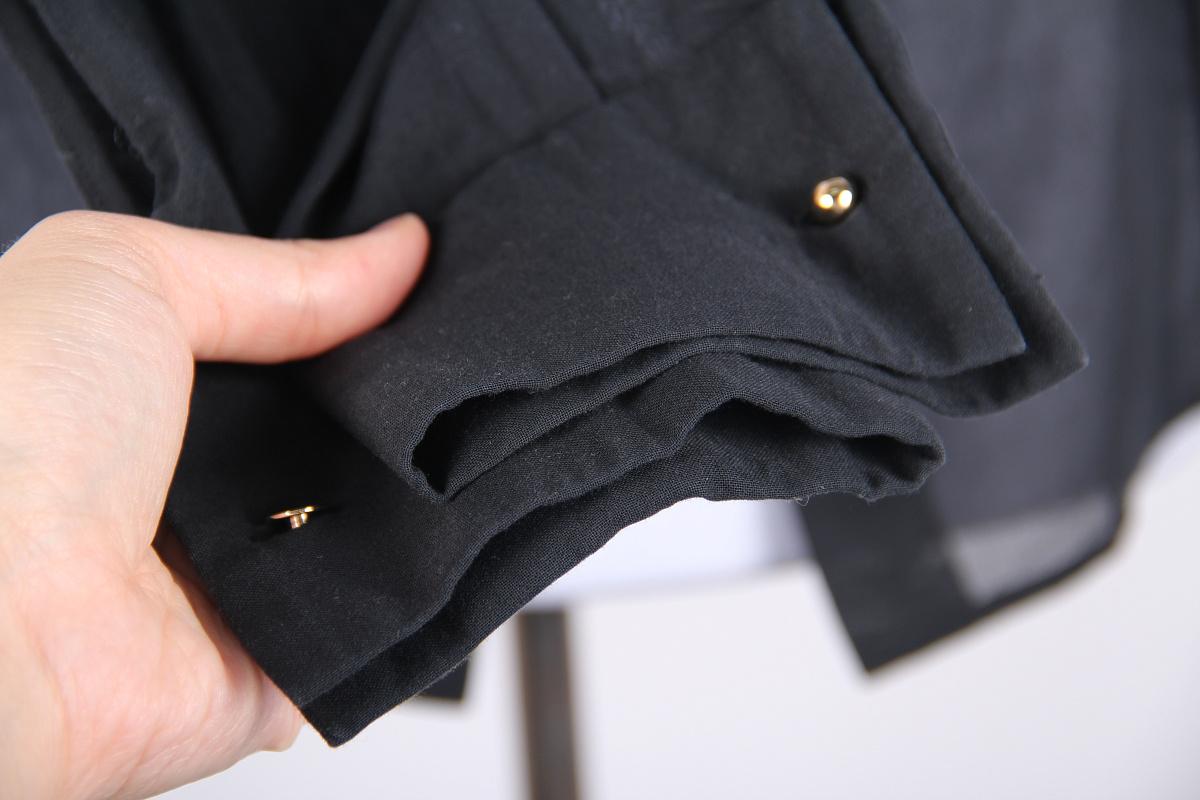 Gucci Tom Ford 2004 Hemd / Bluse Schwarz im Angebot 6