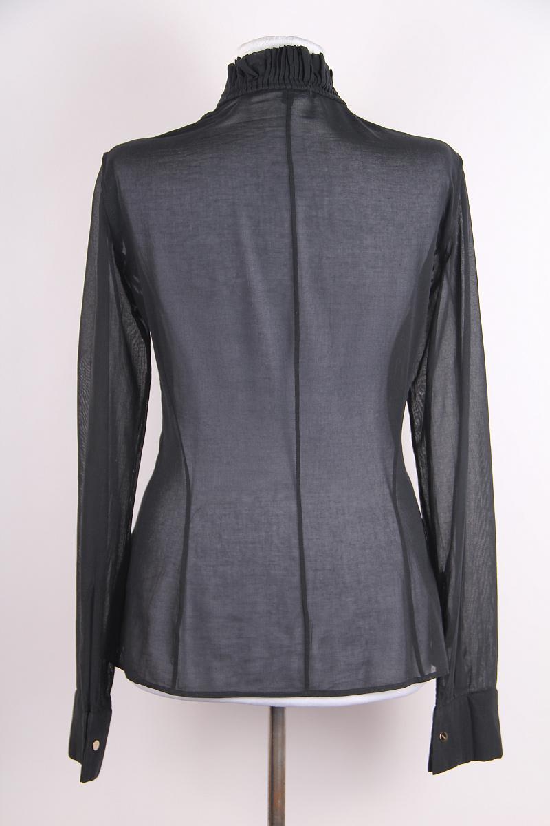 Gucci Tom Ford 2004 Hemd / Bluse Schwarz Damen im Angebot