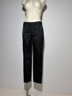 Gucci Tom Ford Black Silk Trousers F/W 2002