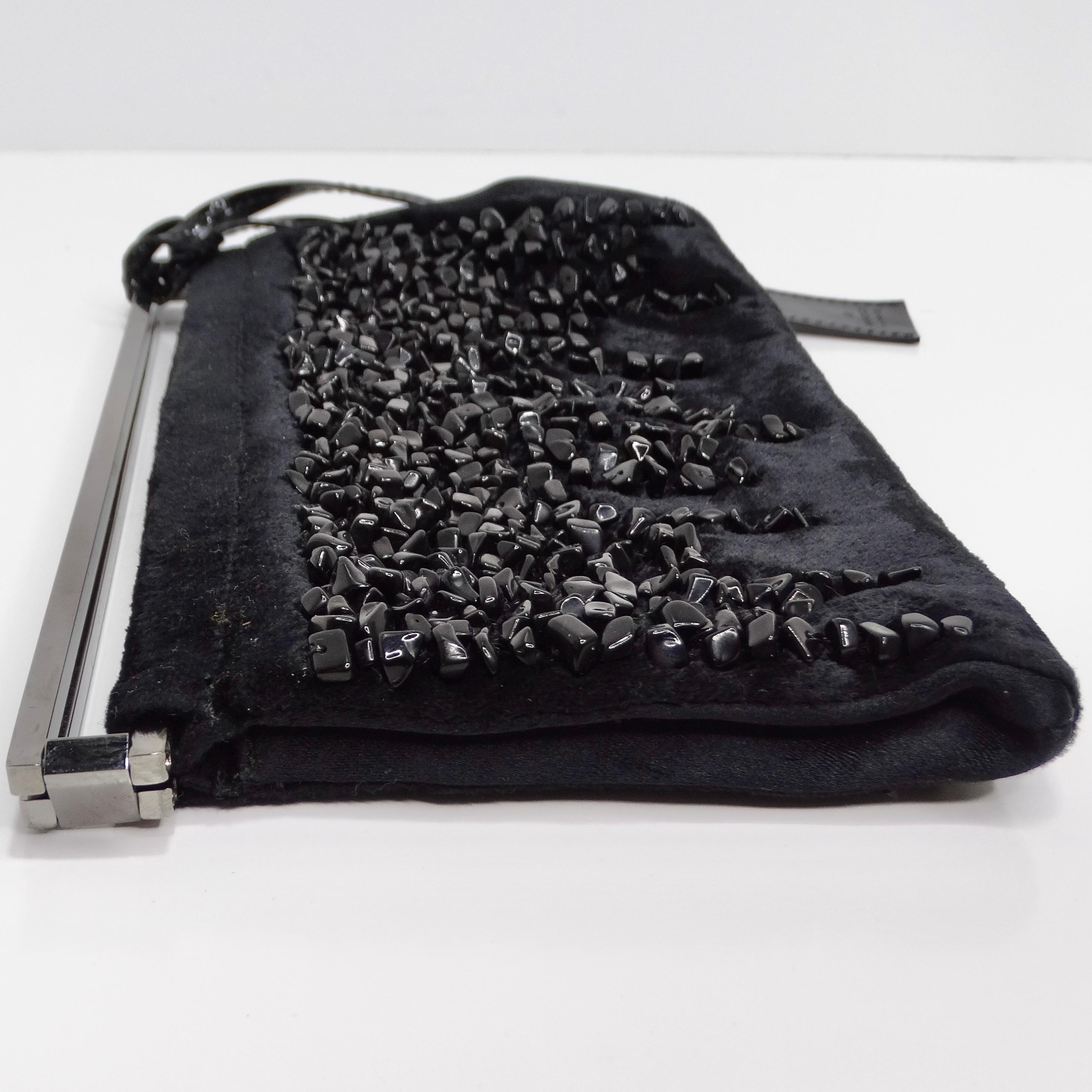 Gucci Tom Ford Embellished Black Clutch For Sale 1