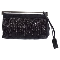 Antique Gucci Tom Ford Embellished Black Clutch