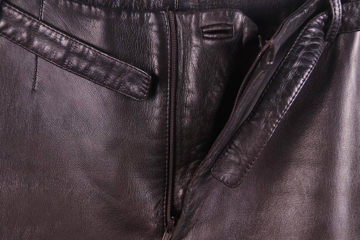 Gucci Tom Ford Era 1997 Leather Pants In Fair Condition For Sale In Алматинский Почтамт, KZ
