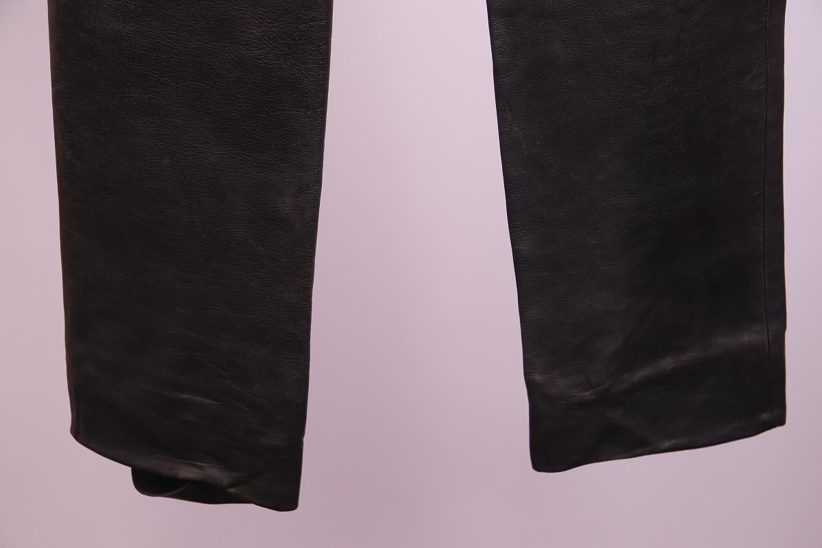 Gucci Tom Ford Era 1997 Leather Pants For Sale 3
