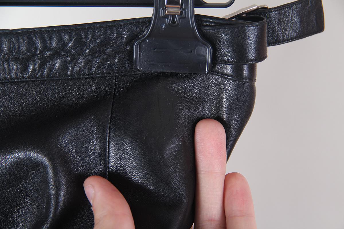 Gucci Tom Ford Era 1998 Leather Pants In Good Condition For Sale In Алматинский Почтамт, KZ