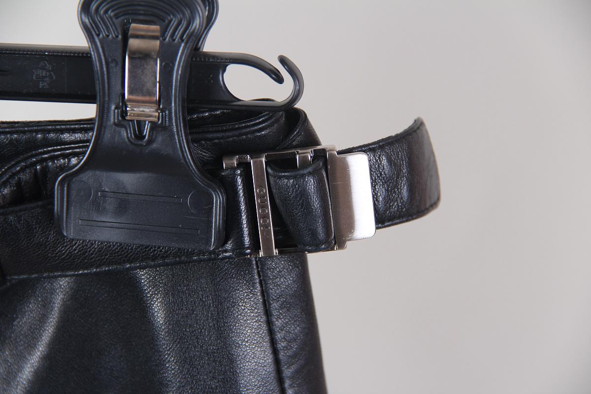 Gucci Tom Ford Era 1998 Leather Pants For Sale 3