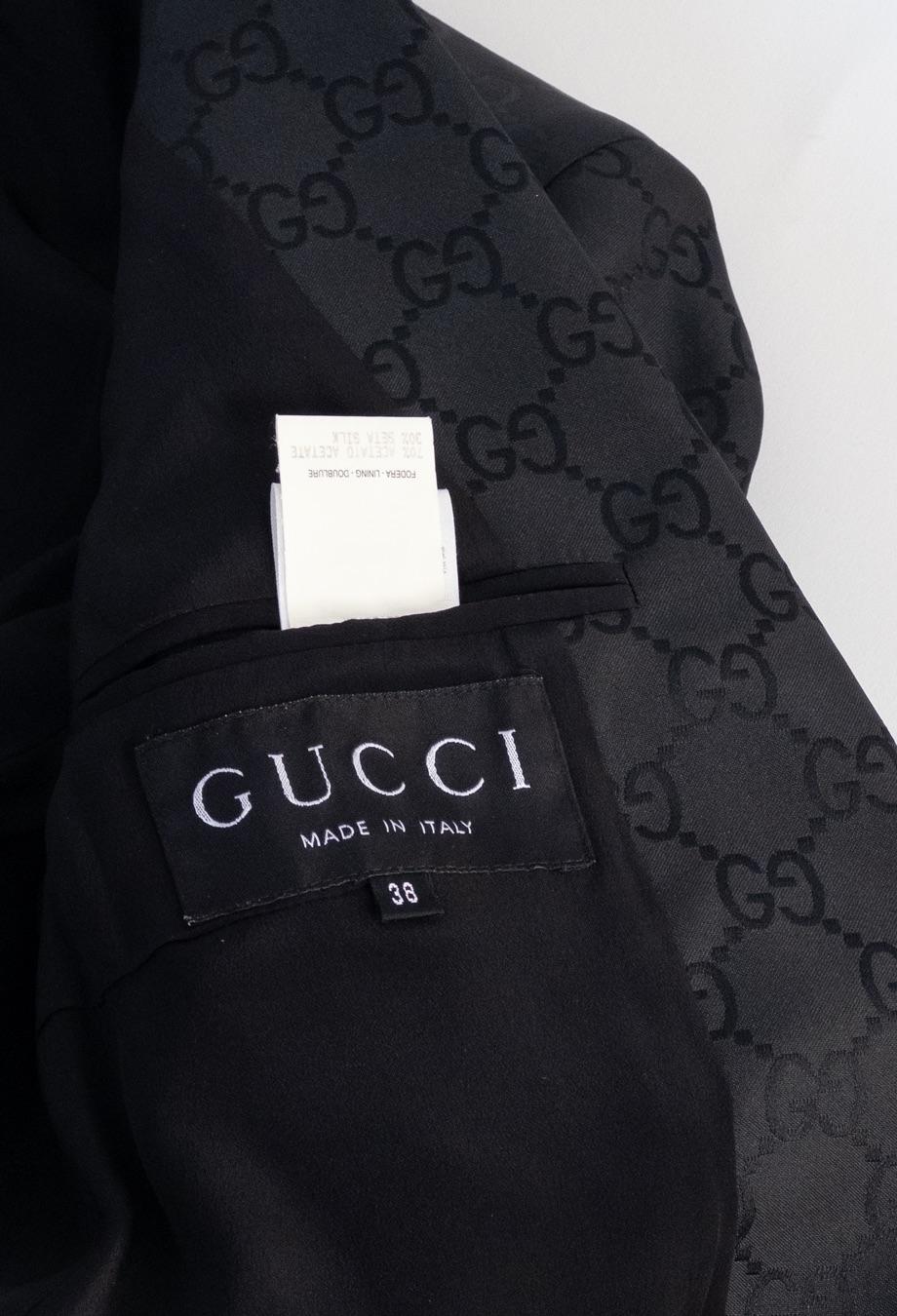 Gucci Tom Ford Era 1998 Runway Monogram GG Suit 3