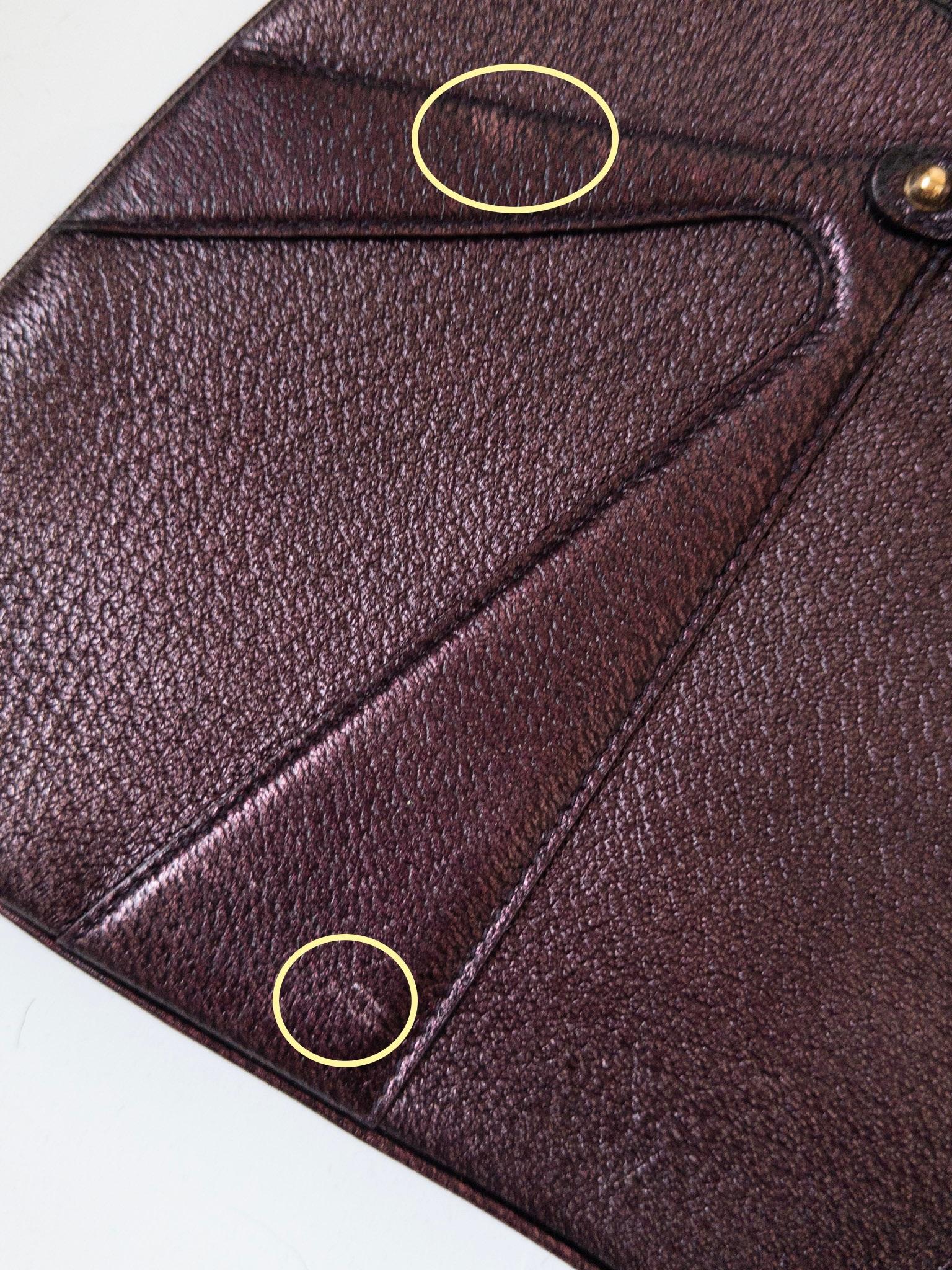 Sac Gucci Tom Ford Édition limitée AD Era 2004 Bamboo Chain Metallic en vente 8